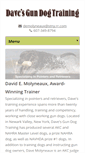 Mobile Screenshot of davesgundogtraining.com
